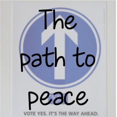 The path to peace